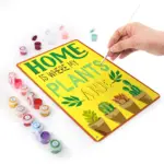 Home Plants DIY Metal Poster