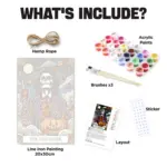 Trickster Halloween DIY Metal Poster