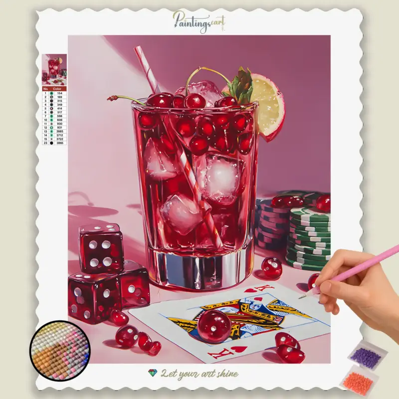 1014232_40x50_base-diamond-painting-paintingscart Sommer-Mocktails und Spielkarten