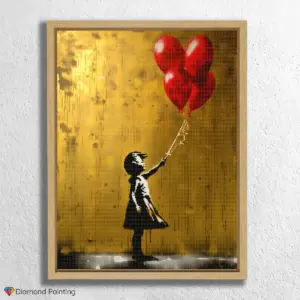 Baby Girl with Balloons