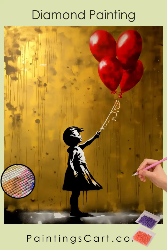 Baby Girl with Balloons