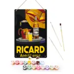 2-13 Ricard Wine Bar Metal Poster