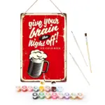 Night Off Bar Metal Poster