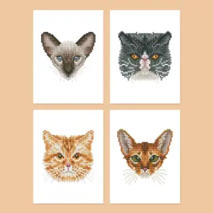 Cute Kittens - Mini Diamond Painting (4-Piece Set)