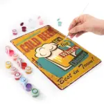 Cold Beer Best in Town DIY Metal Poster