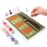 Drink Good Beer DIY Metal Poster