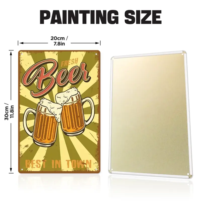 Fresh Beer Best in Town DIY Paint by Numbers