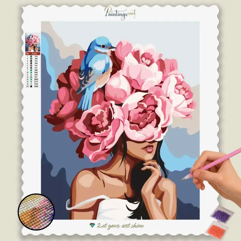 504852_base-diamond-painting-paintingscart Das Blumenmädchen