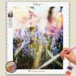 Blumenfeld bei Sonnenschein