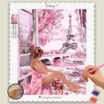 561814_base-diamond-painting-paintingscart Elegante Pariserin vor dem Eiffelturm