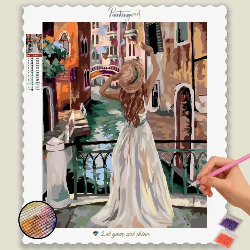 562560_base-diamond-painting-paintingscart Elegante Dame in Venedig