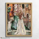 562560_float-diamond-painting-paintingscart Dame mit Hut in Venedig