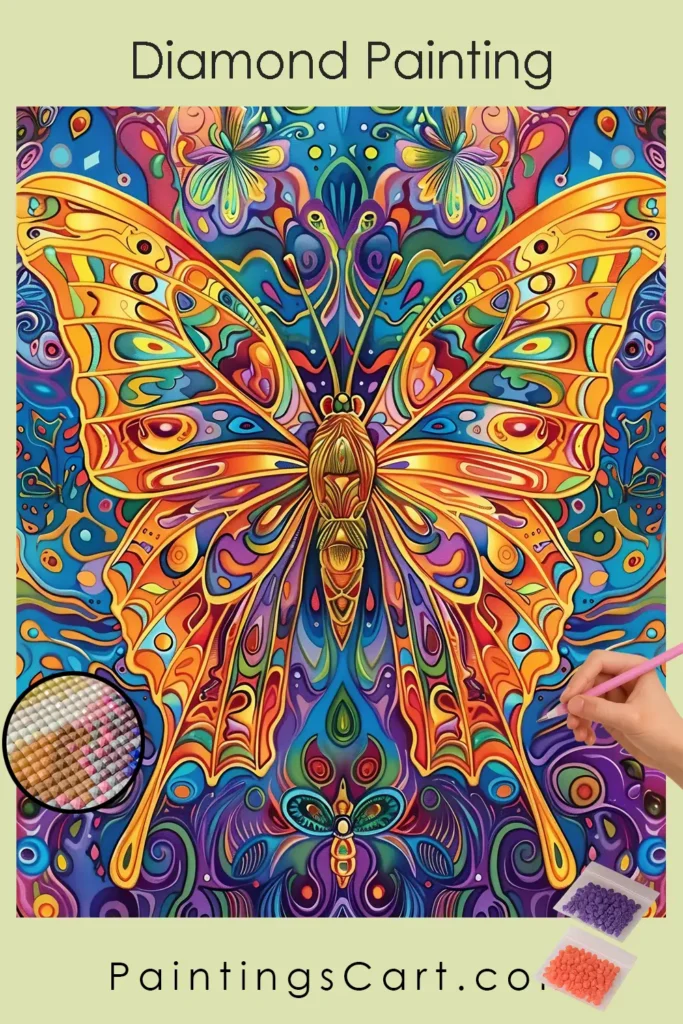 psychedelic butterfly