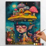 9 Sparrow and Autumn Flowers