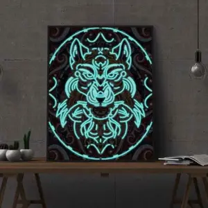 King of the Night - Luminous Diamond Painting