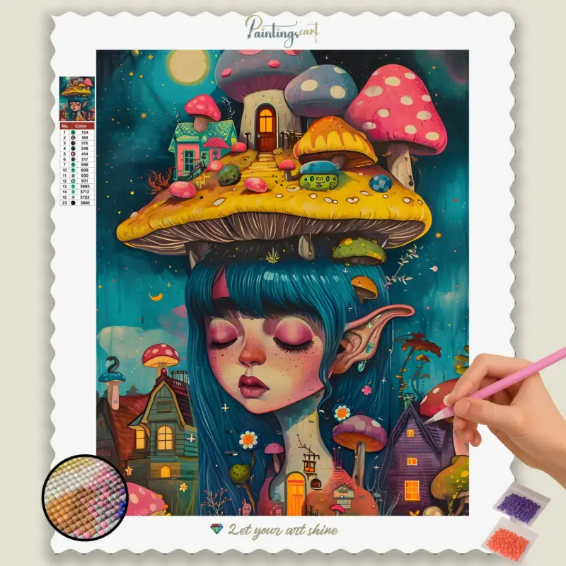 Mushroom House psychedelic World