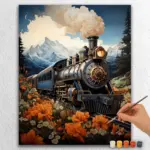 Vintage Train in Alaska