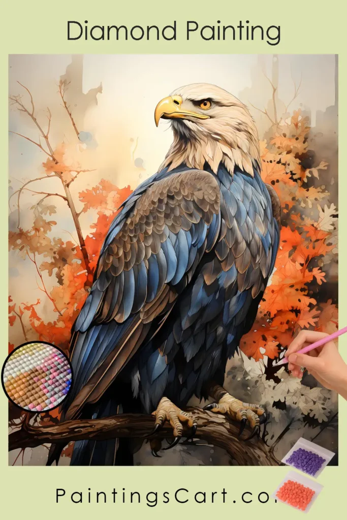 Eagle sitting on a branch