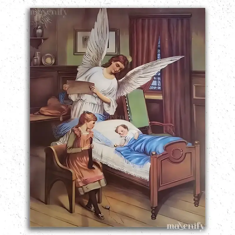 Angel-Paint-By-Numbers-Diamond-Paintings-angel-6 Guardian Angel's Blessing