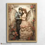 Angel Couple with Wings