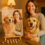 Artistic Bond with a Beloved Pet copy Artistic Bond with a Beloved Pet copy