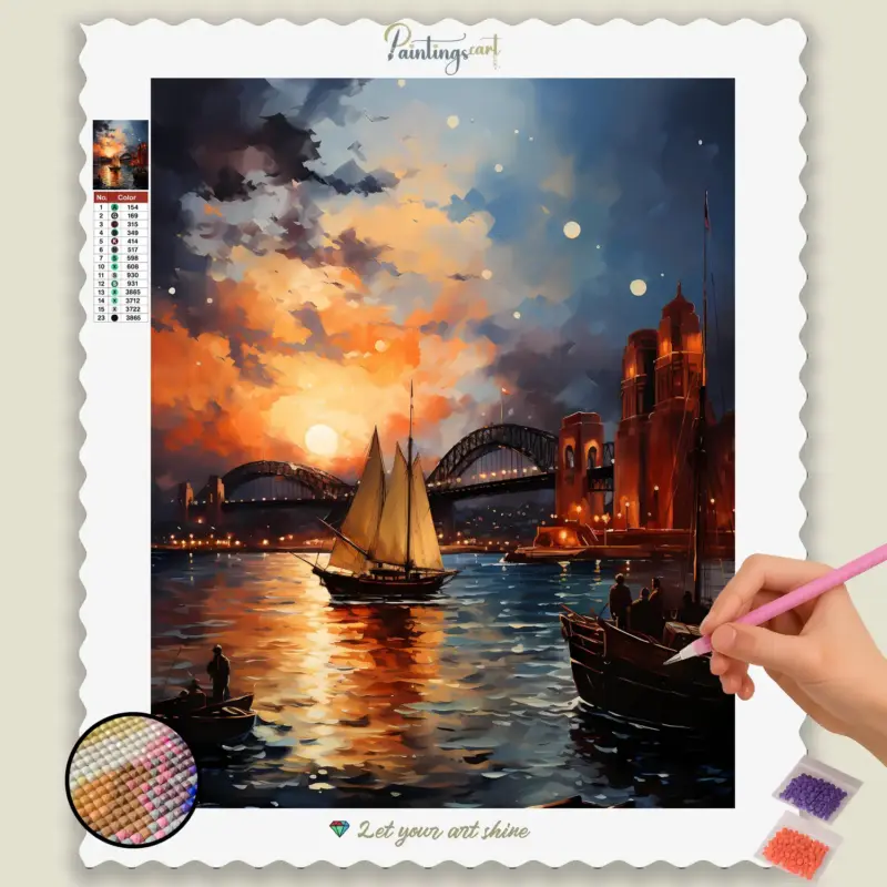 Sunset in Australian Sea