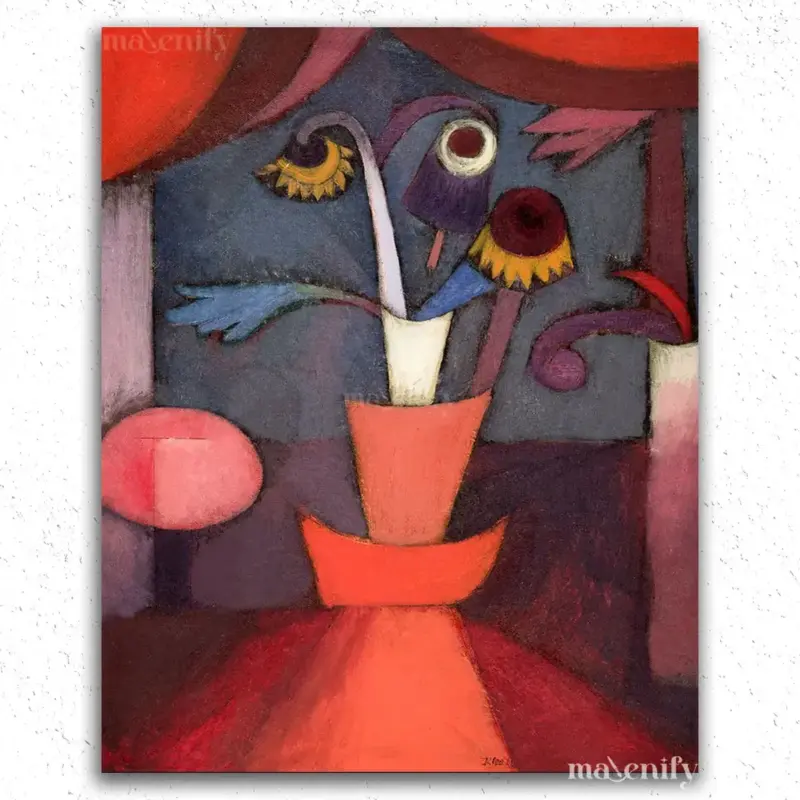 Autumn-Flower-1922-by-Paul-Klee Autumn Flower (1922) by Paul Klee