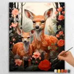 Baby-Animals-Valentines-Day-30335 Baby Dears in Flowers