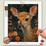 Baby_Animals_Easter_48289_base-diamond-painting-paintingscart Deer and Flowers