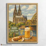 Biergarten_bei_Kolner_Dom_float-diamond-painting-paintingscart Biergarten_bei_Kolner_Dom_