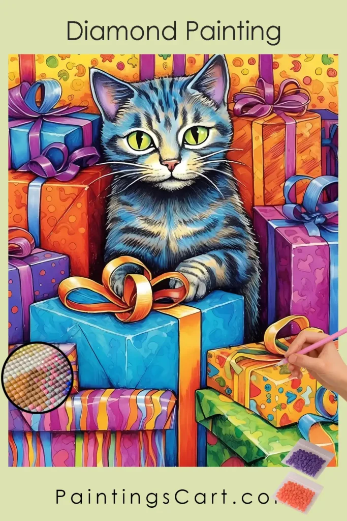 Colorful Cat Birthday