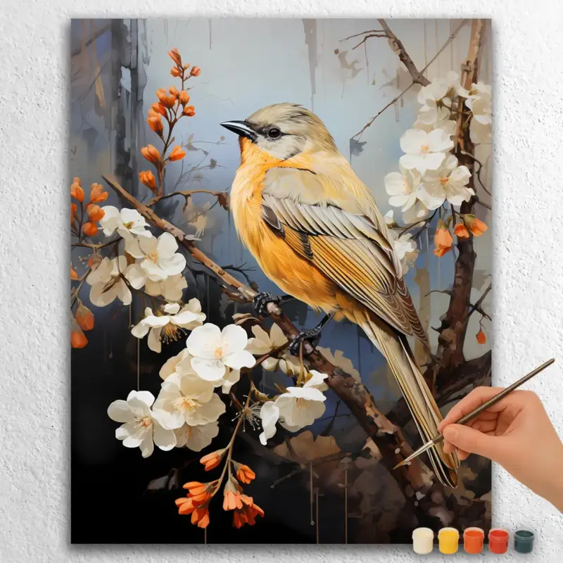 Butter Yellow Sparrow