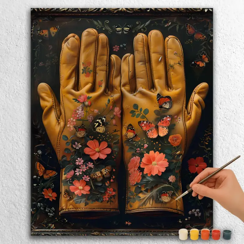 Butterflies on Gloves