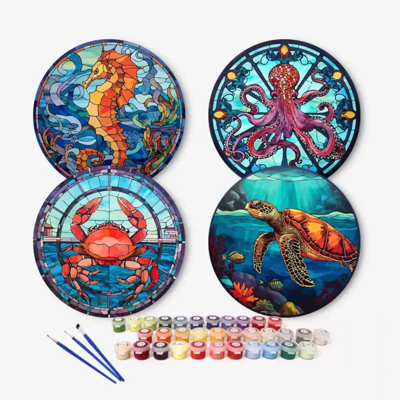 CD007-13-2 The Sea Life Placemats (4 Pieces) - Paint by number