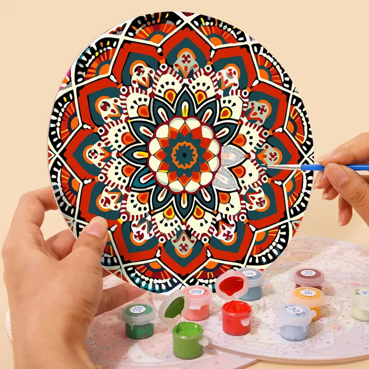 Mandala Art Placemats - Paint by Numbers