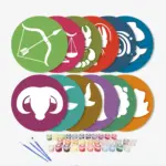 Zodiac Signs Placements - Paint by numbers