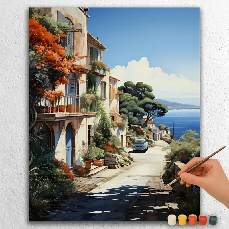 Beachside Road in California