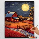 Cartoon-Style-Farm-15659 Nightlife at Farm