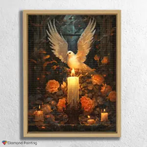 Holy Dove and Candle