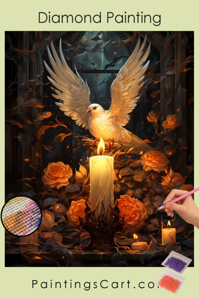 Holy Dove and Candle