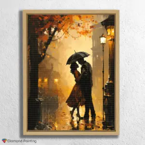 Romantic Couple in Night