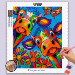 Colorful_Cows_and_Vibrant_Butterfly