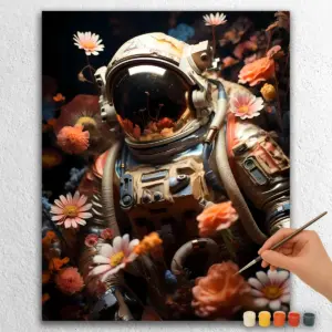 Astronaut in Cosmic Spring