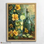 Cucumber and Flowers