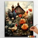 Cute Farm Animals Cock