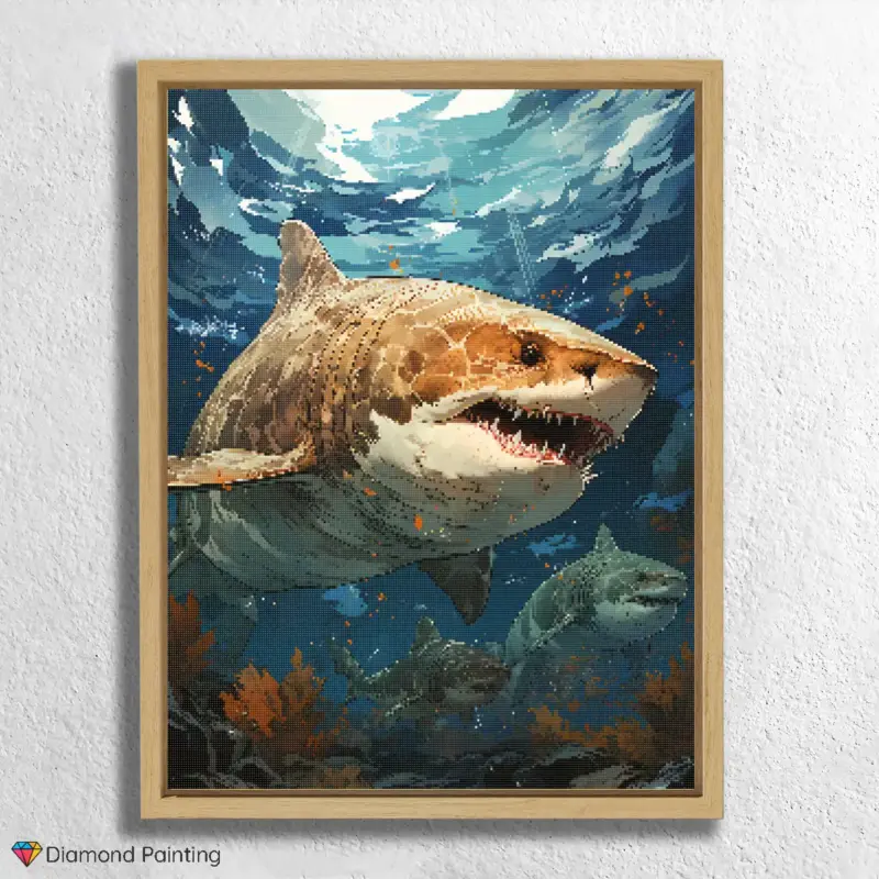 Cute Shark in Sea