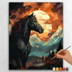Amazing Dark Fantasy Horse