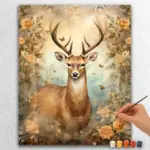 Reindeer in Enchanted Garden
