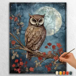 Enchanted Moon and Owl