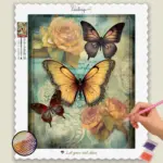 Enchanted_Garden_211293_base-diamond-painting-paintingscart Cute Butterflies